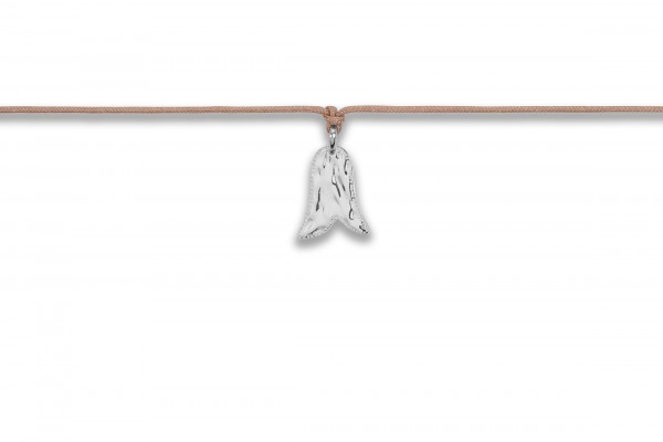 Possum Langes Kettchen Cowgirl Bell 925 Sterling Silber rhodiniert