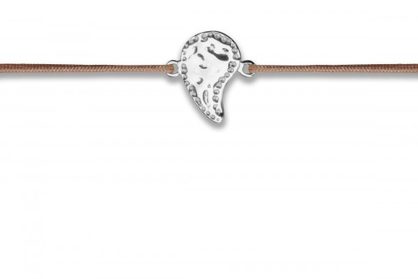Possum Wunscharmband Cowgirl Drop 925 Sterling Silber rhodiniert
