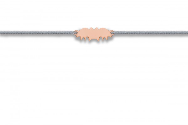 Possum Wunscharmband Bat 925 Sterling Silber rosévergoldet