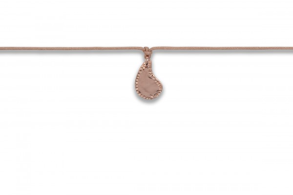 Possum Langes Kettchen Cowgirl Drop 925 Sterling Silber rosévergoldet